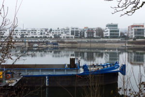 Wiesbaden Schiersteiner Hafen Ankerplatz