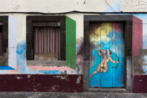 art of open door project in Rua de Santa Maria of Funchal #2