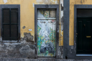 art of open door project in Rua de Santa Maria of Funchal #4